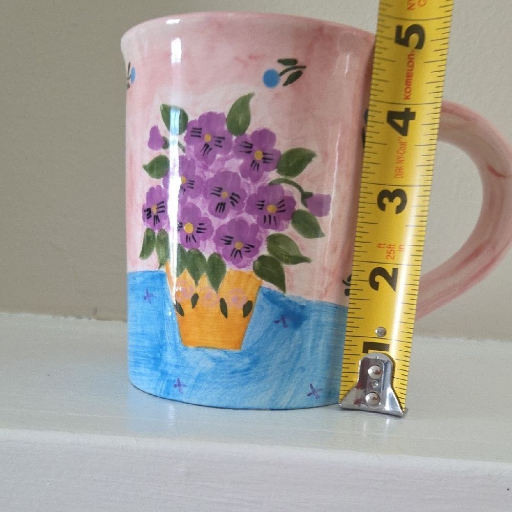 Floral Hand-Painted Mug - Picture 7 of 7